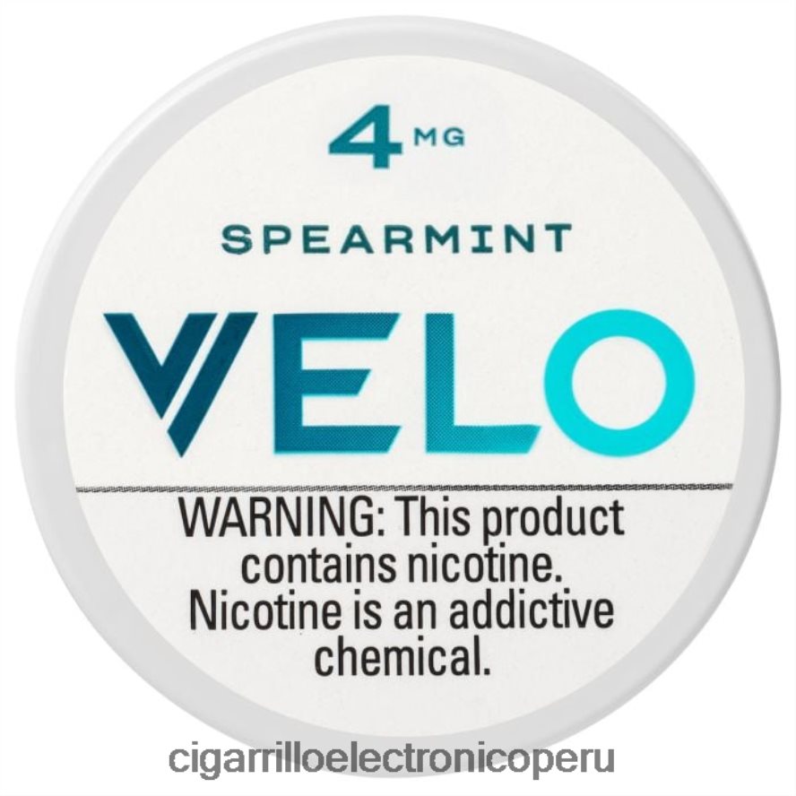 cigarrillo electrónico lima Peru | 6H04FF40 menta verde VELO bolsa de nicotina 4 mg