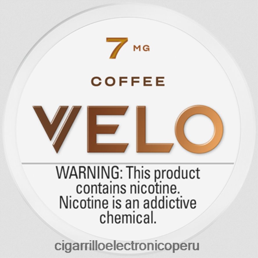 cigarrillo electrónico recargable | 6H04FF51 café VELO bolsa de nicotina 7 mg