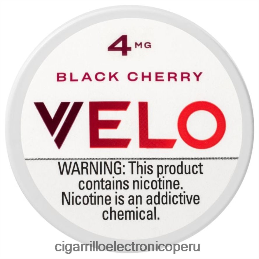 cigarrillo electrónico waka | 6H04FF37 Cerezo negro VELO bolsa de nicotina 4 mg