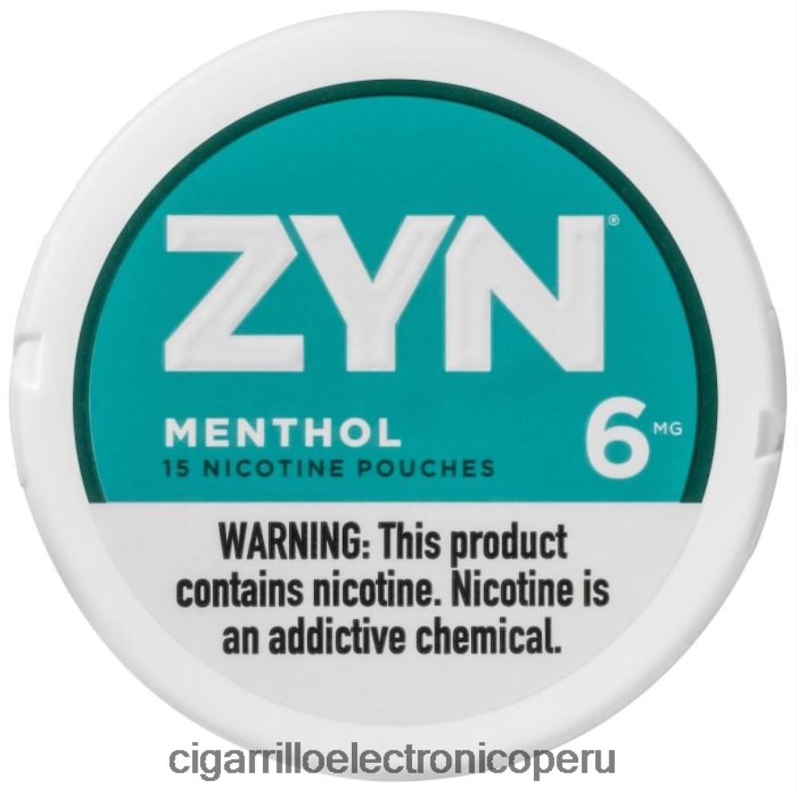 cigarrillo electrónico precio | 6H04FF23 mentol ZYN bolsa de nicotina 6 mg