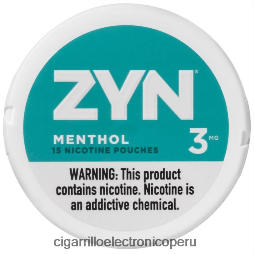 cigarrillo electrónico precio | 6H04FF33 mentol ZYN bolsa de nicotina 3 mg