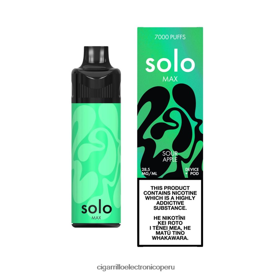Cigarrillo Electrónico Lima Peru - Solo MAX kit de cápsulas manzana agria Z2V80870