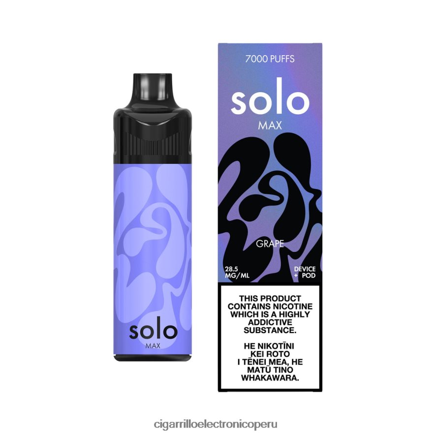 Cigarrillo Electrónico Vape - Solo MAX kit de cápsulas uva Z2V80867