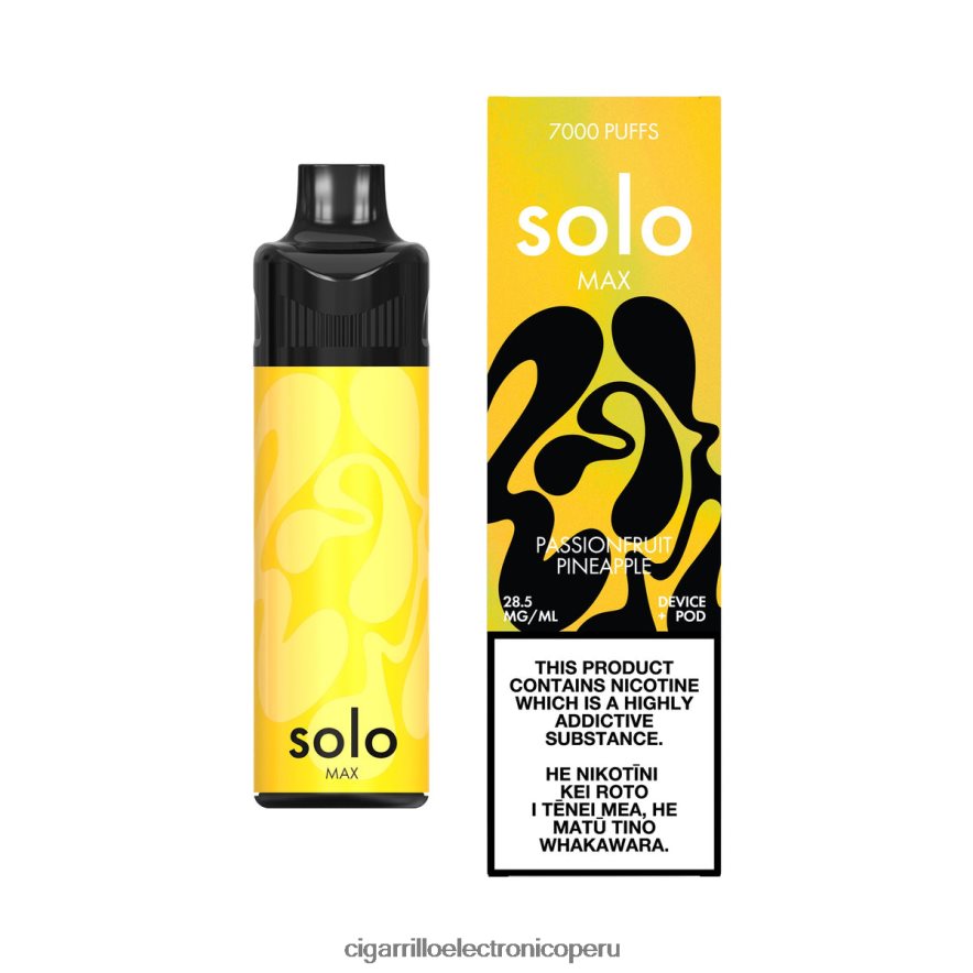 Cigarrillo Electronico Peru - Solo MAX kit de cápsulas piña de maracuyá Z2V80869