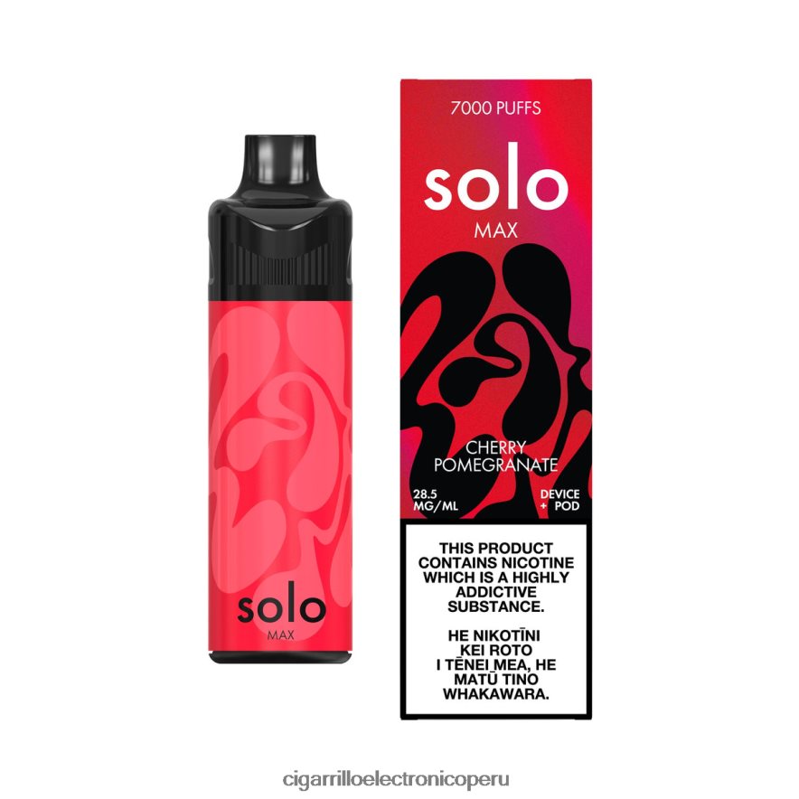 Vaporizador Desechab - Solo MAX kit de cápsulas granada cereza Z2V80866