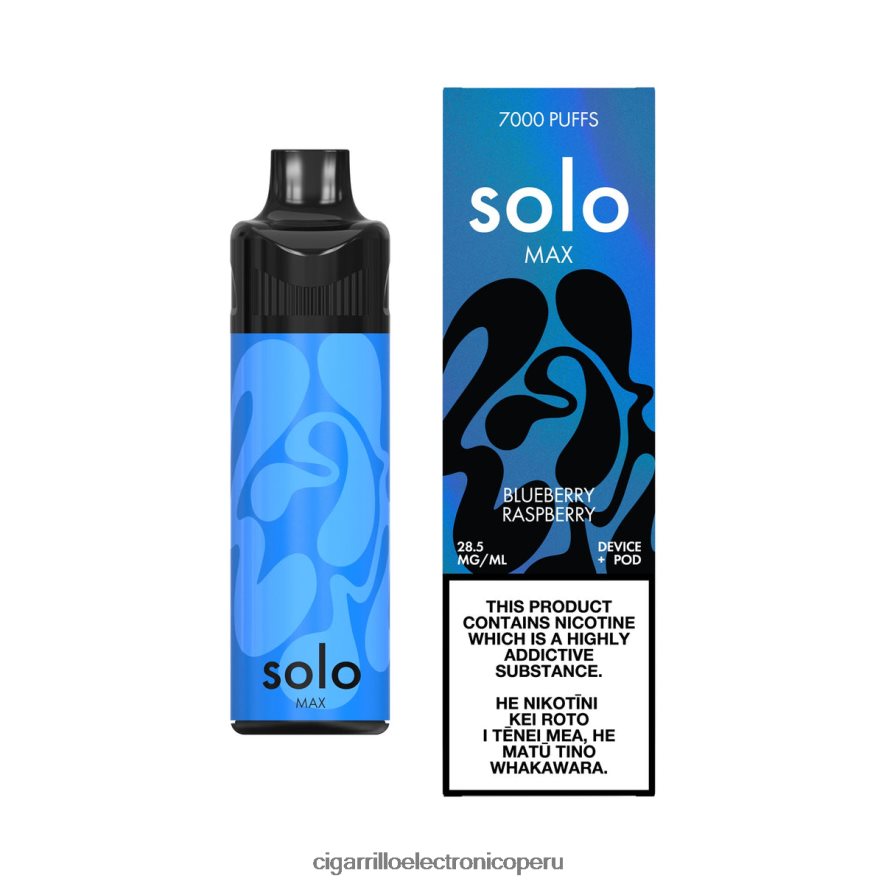 Vaporizador Desechable Por Mayor - Solo MAX kit de cápsulas frambuesa arándano Z2V80865