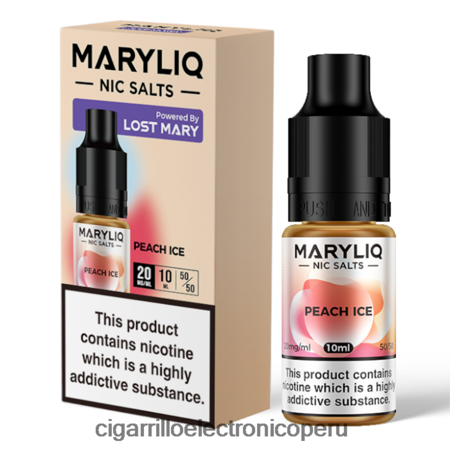 cigarrillo electrónico lima Peru | 6H04FF450 hielo de durazno LOST MARY MARYLIQ sales nic - 10ml - 20mg