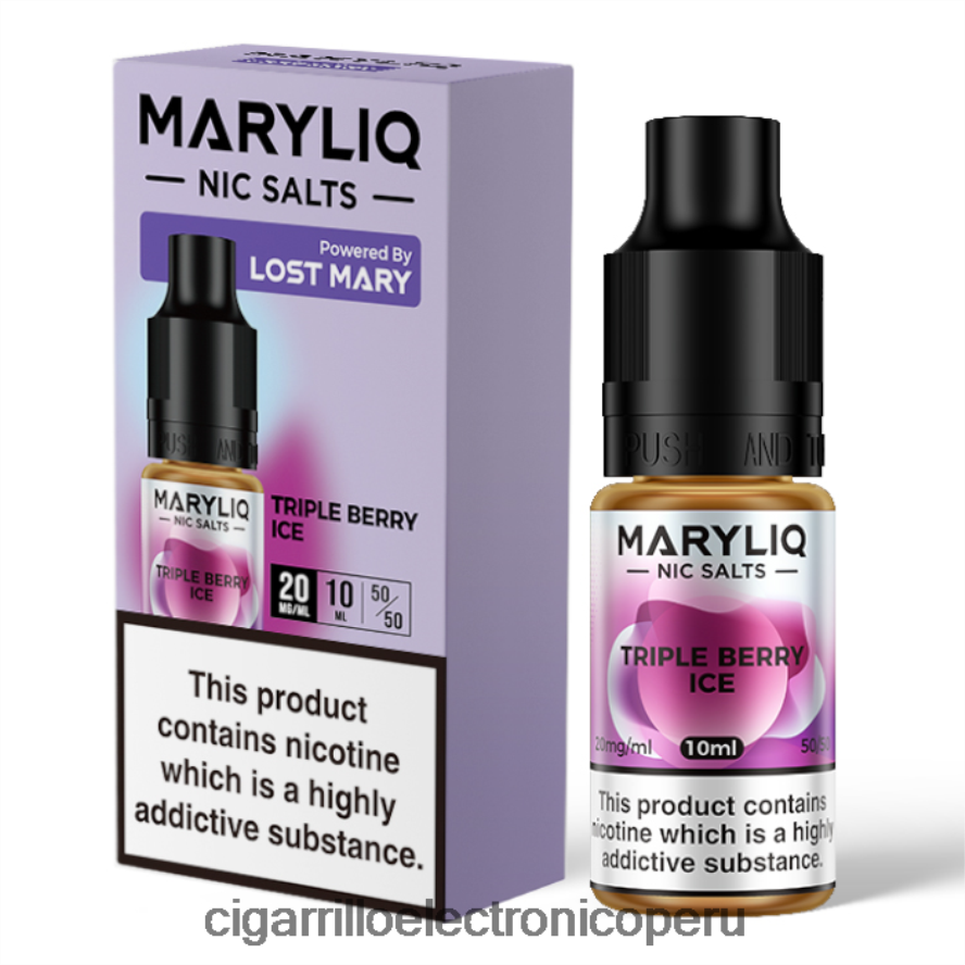 cigarrillo electrónico relx | 6H04FF458 hielo de triple baya LOST MARY MARYLIQ sales nic - 10ml - 20mg