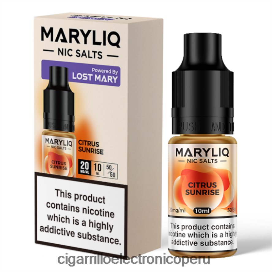 cigarrillo electrónico sin nicotina | 6H04FF445 amanecer cítrico LOST MARY MARYLIQ sales nic - 10ml - 20mg