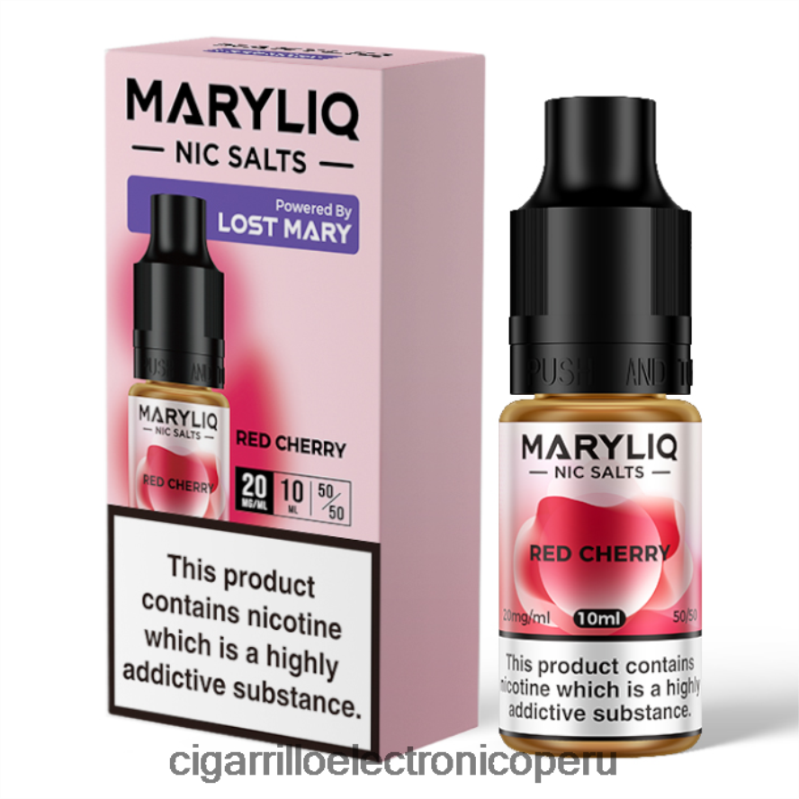 cigarrillo electrónico sin nicotina | 6H04FF455 rojo cereza LOST MARY MARYLIQ sales nic - 10ml - 20mg