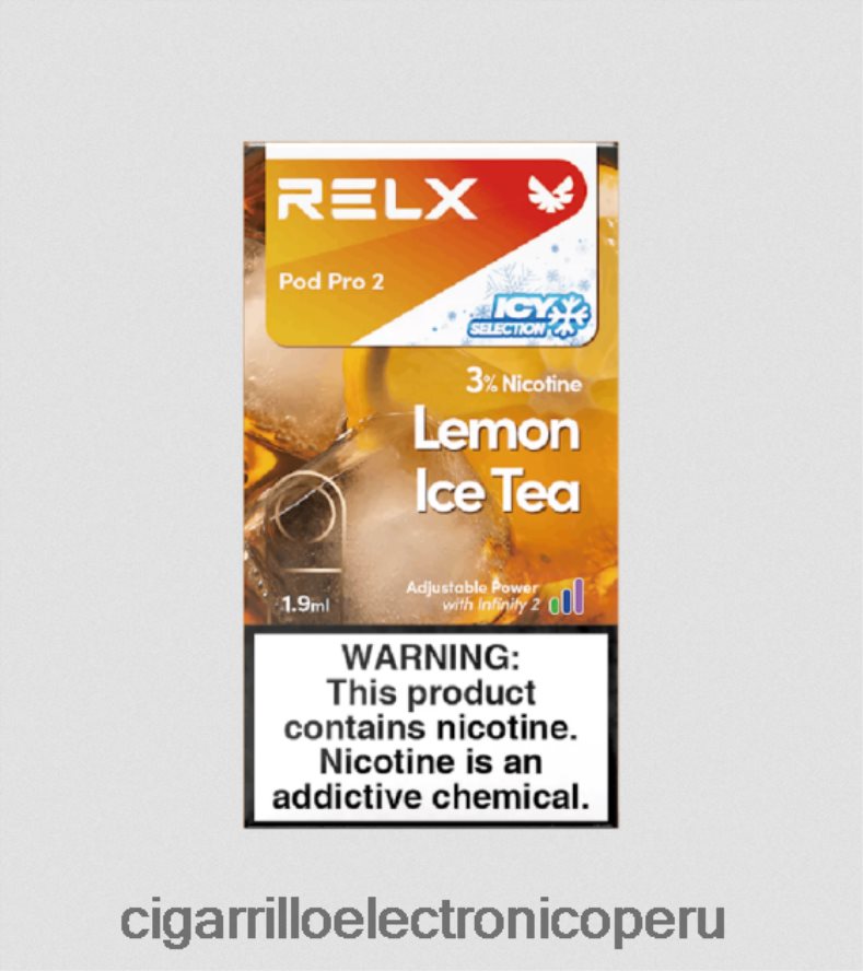 cigarrillo electronico Peru | 6H04FF259 té helado de limón RELX Pod Pro 2