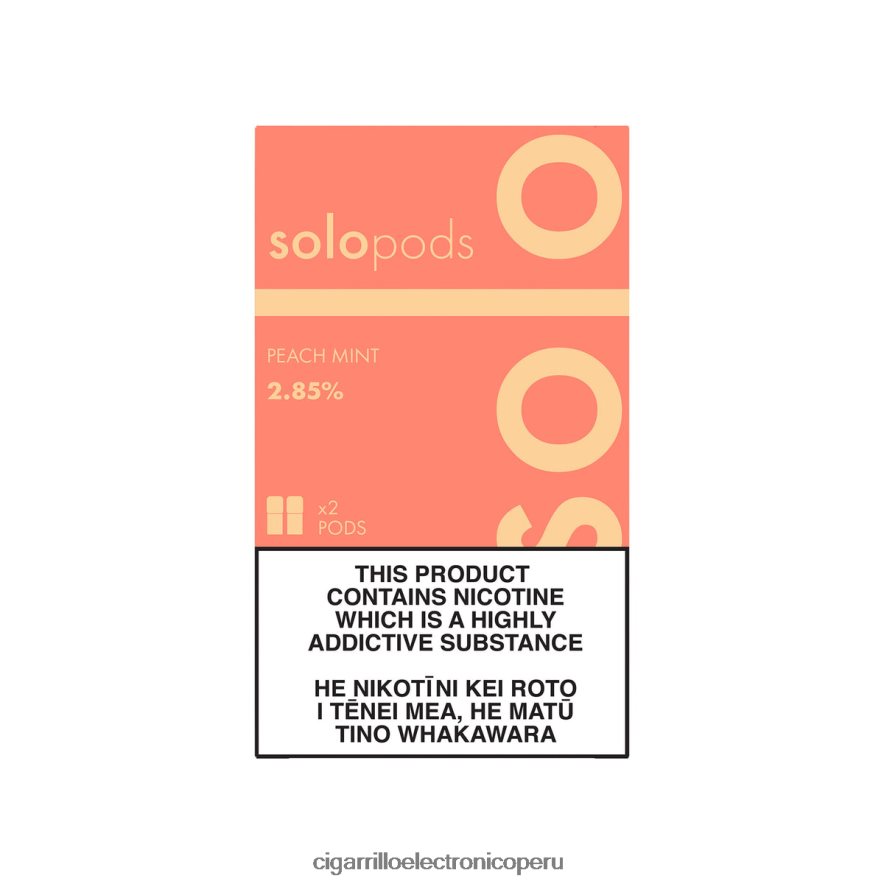 Cigarrillo Electrónico Precio - Solo paquete de 2 cápsulas de repuesto menta durazno Z2V80857