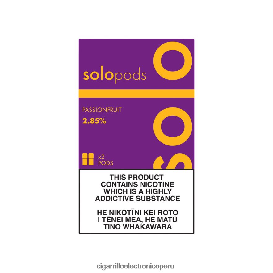 Cigarrillo Electrónico Vape - Solo paquete de 2 cápsulas de repuesto maracuyá Z2V80856