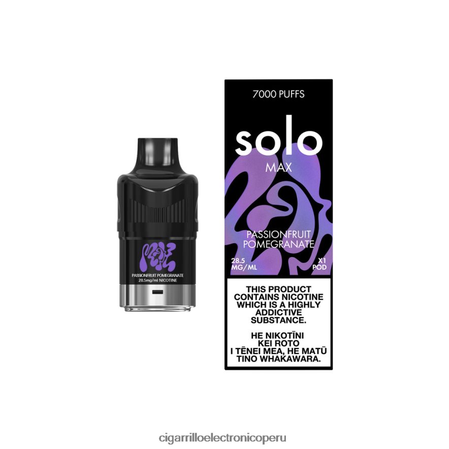 Cigarrillo Electrónico Vape - Solo MAX vaina granada de maracuyá Z2V80889