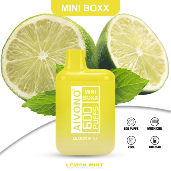 Cigarrillo Electrónico Precio - Aivono AIM MINI BOXX 600 menta limon F628233