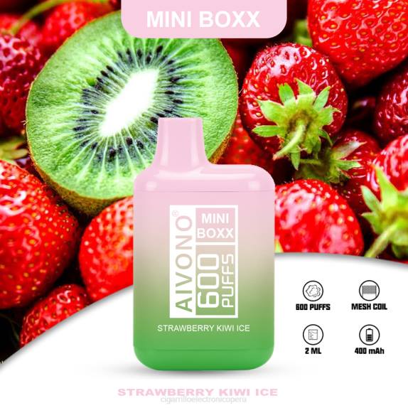 hielo de fresa y kiwi