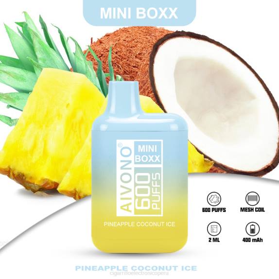 hielo de piña y coco