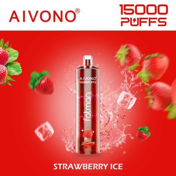 hielo de fresa