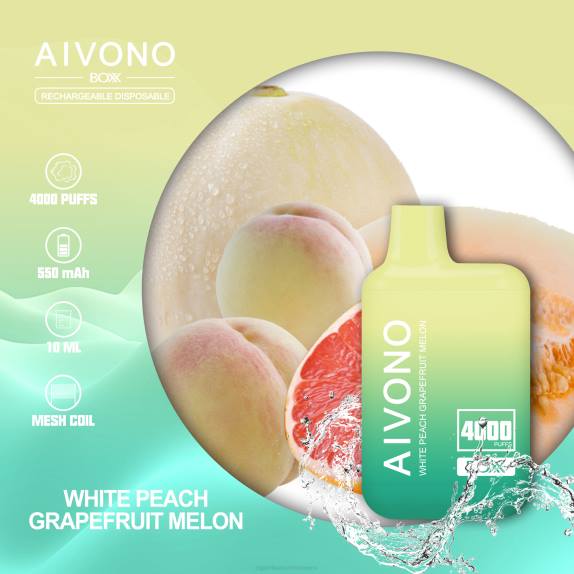 melón melocotón blanco pomelo