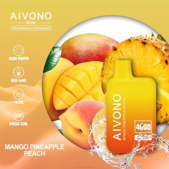 mango piña durazno