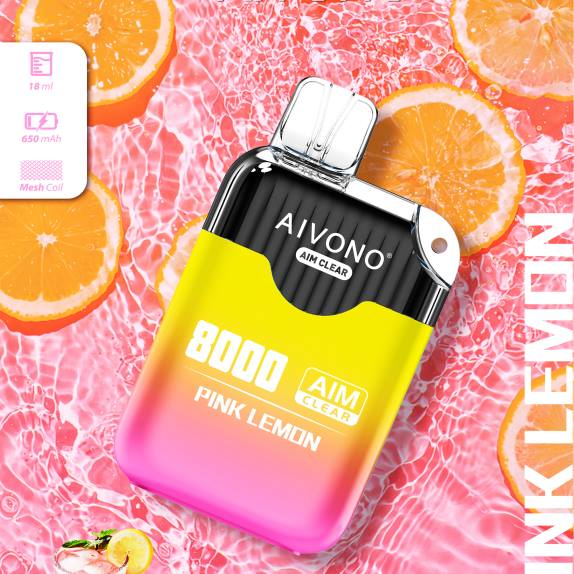Cigarrillo Electrónico Precio - Aivono AIM CLEAR 8000 limon rosa F628211