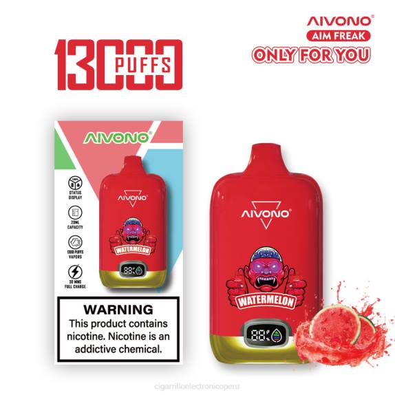 Cigarrillo Electrónico Precio - Aivono AIM FREAK 13000 sandía F628244