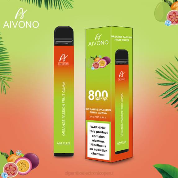 Cigarrillo Electrónico Precio - Aivono AIM PLUS 800 naranja maracuyá guayaba F628189