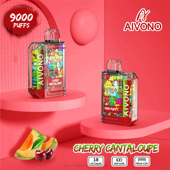 Cigarrillo Electrónico Precio - Aivono AIM XXL 9000 pegatina boca transparente melón cereza F62857