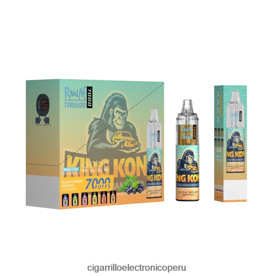 cigarrillo electrónico recargable | 6H04FF1 desechable RandM Tornado 7000 5%