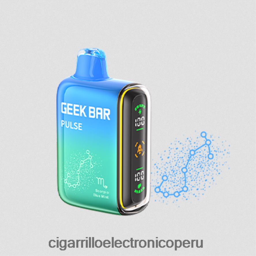 cigarrillo electrónico precio | 6H04FF73 menta azul GEEK BAR Pulse edición zodiac 7500 inhalaciones/15000 inhalaciones