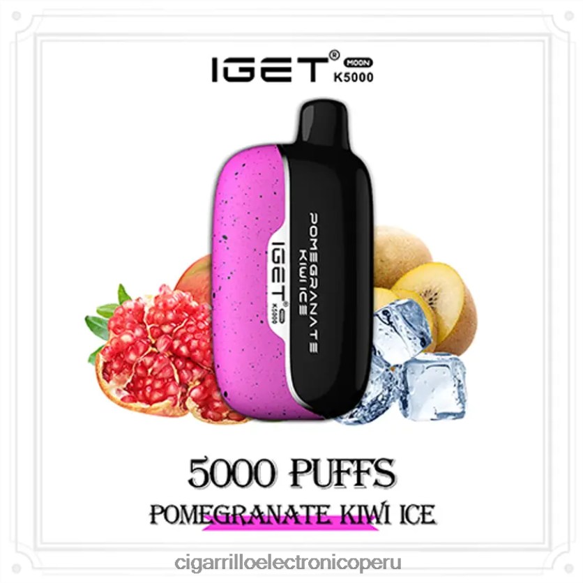 Cigarrillo Electrónico Precio - IGET Moon k5000 hielo de granada y kiwi 4H008217