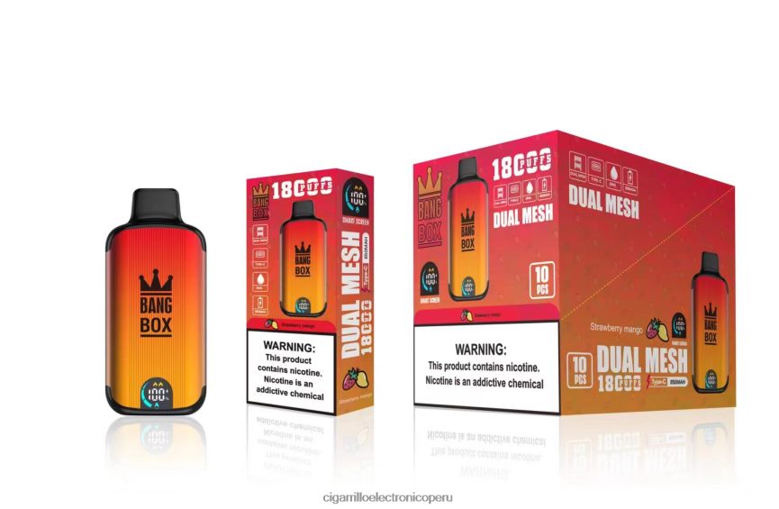 Cigarrillo Electrónico Lima Peru - Bang Box 18000 bocanadas mango fresa 6H8JZJ99