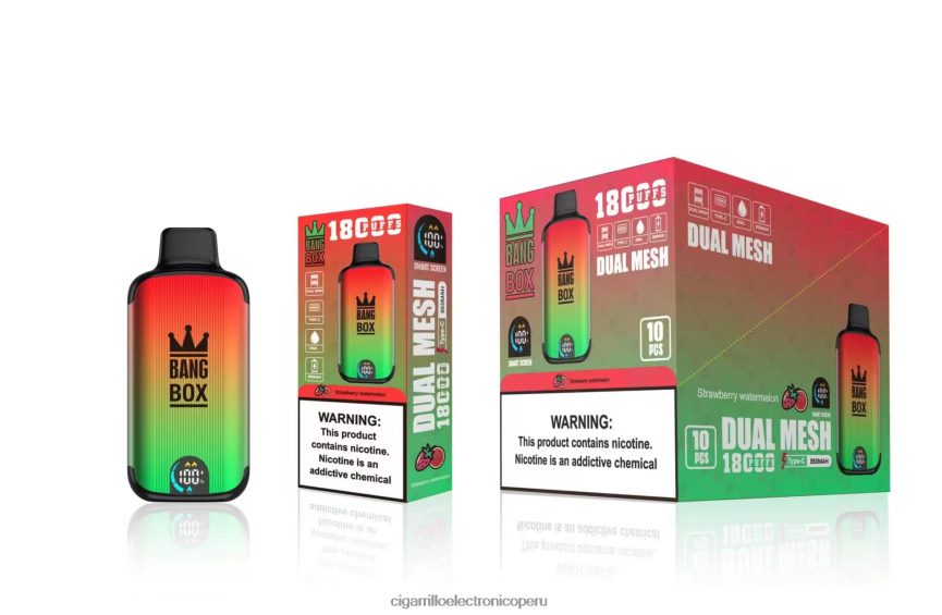 Cigarrillo Electrónico Lima Peru - Bang Box 18000 bocanadas sandia fresa 6H8JZJ88