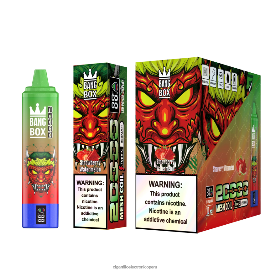 Cigarrillo Electrónico Lima Peru - Bang Box 20000 sandia fresa 6H8JZJ52
