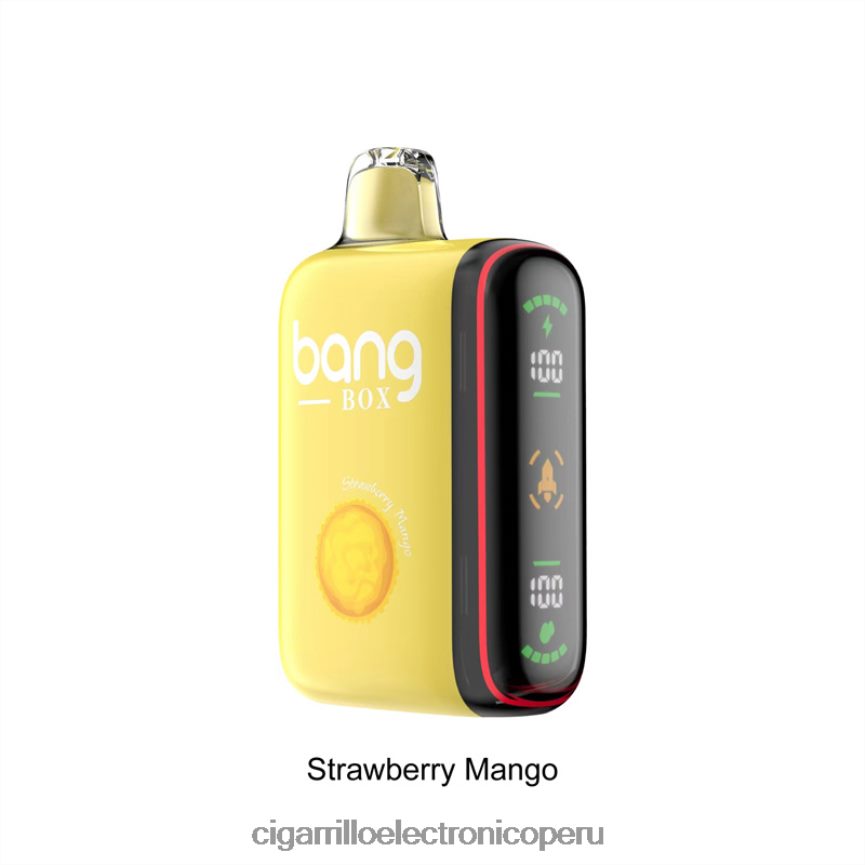 Cigarrillo Electrónico Precio - Bang Box Pantalla de potencia inteligente de 9000-18000 inhalaciones mango fresa 6H8JZJ35