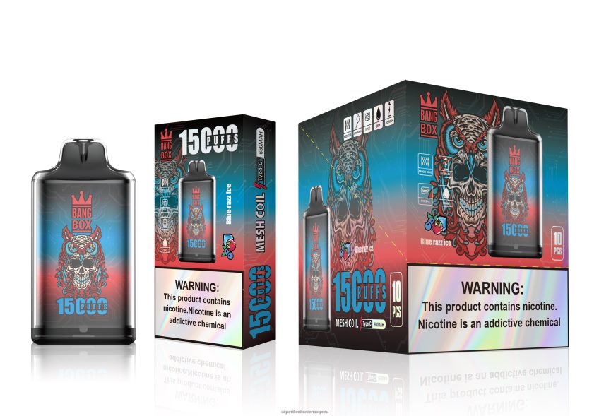 Cigarrillo Electrónico Precio - Bang Box s1-15000 bocanadas hielo azul 6H8JZJ108