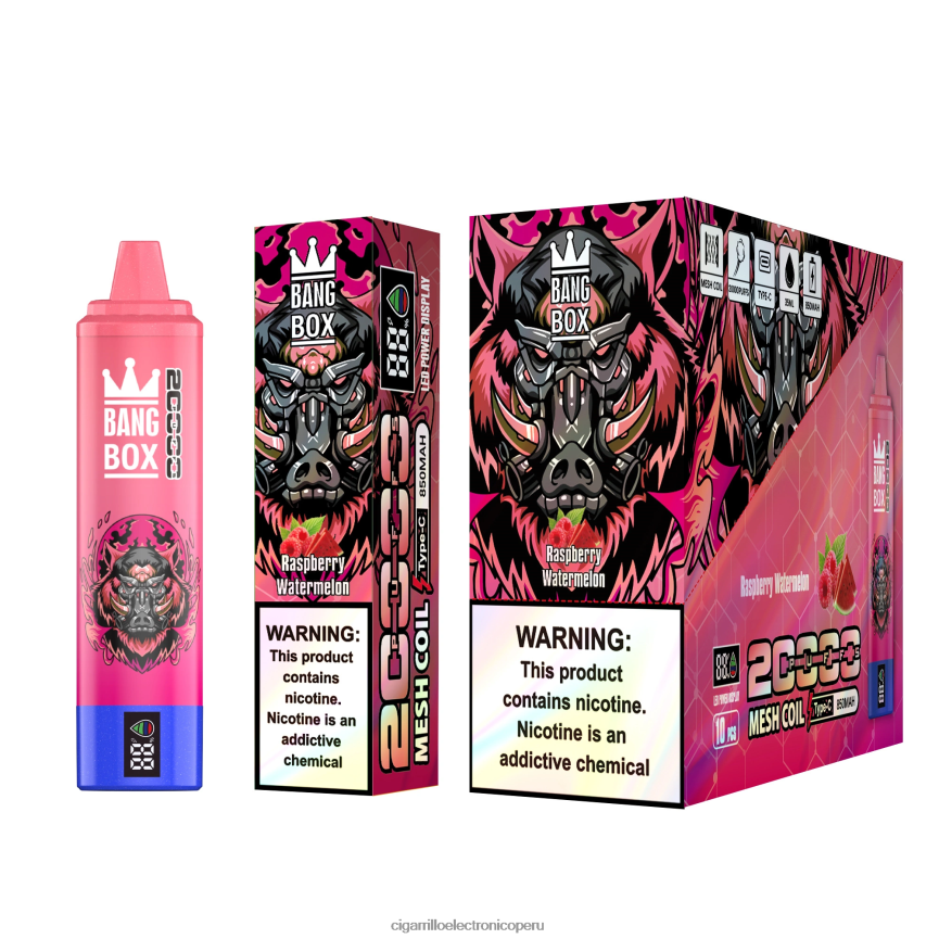 Cigarrillo Electrónico Precio Peru - Bang Box 20000 sandía frambuesa 6H8JZJ53