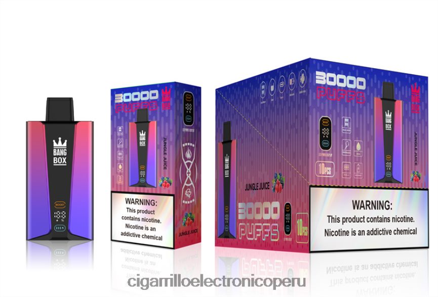 Cigarrillo Electrónico Precio Peru - Bang Box Pantalla inteligente de 30000 inhalaciones jugo de la selva 6H8JZJ78