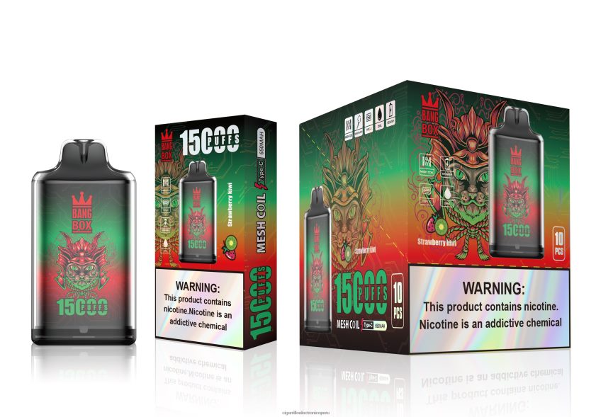 Cigarrillo Electrónico Precio Peru - Bang Box s1-15000 bocanadas kiwi fresa 6H8JZJ100