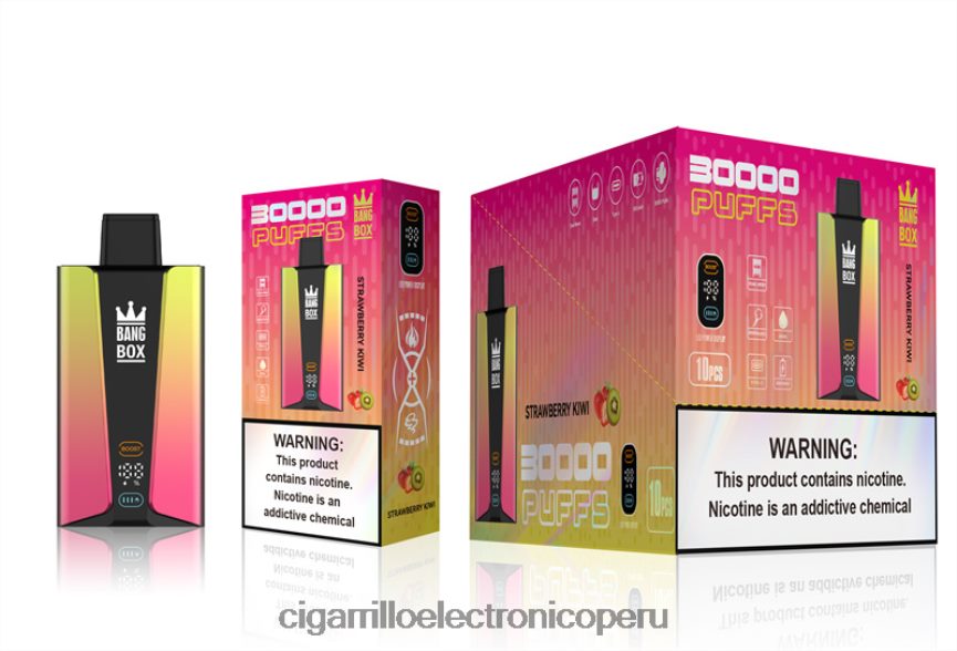 Cigarrillo Electrónico Vape - Bang Box Pantalla inteligente de 30000 inhalaciones kiwi fresa 6H8JZJ74