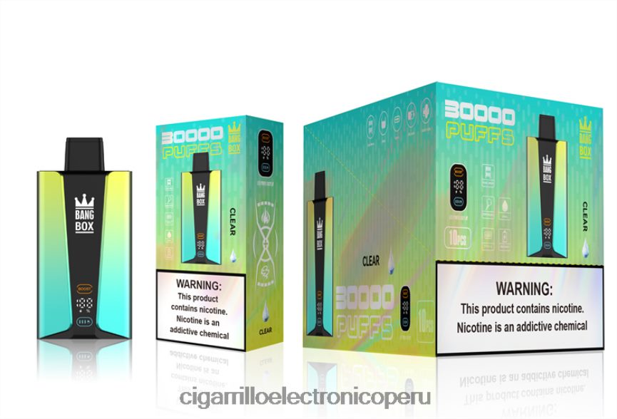 Cigarrillo Electronico Peru - Bang Box Pantalla inteligente de 30000 inhalaciones claro 6H8JZJ76