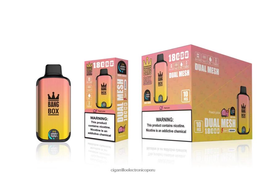 Distribuidor Vapeo Al Por Mayor - Bang Box 18000 bocanadas jugo de durazno 6H8JZJ91