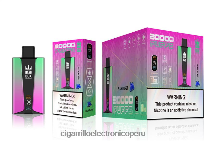 Productos De Vapeo Al Por Mayor - Bang Box Pantalla inteligente de 30000 inhalaciones estallido azul 6H8JZJ82
