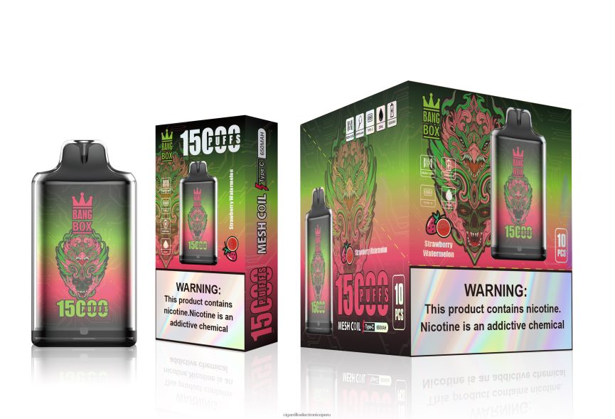 Tienda De Vapeo Al Por Mayor - Bang Box s1-15000 bocanadas sandia fresa 6H8JZJ103