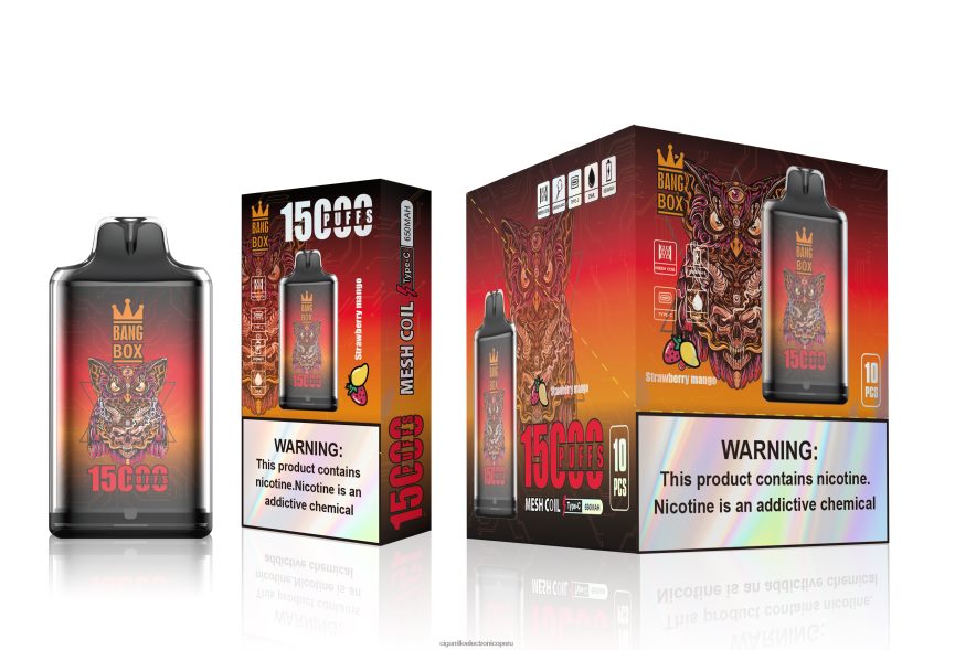 Vapeo Al Por Mayor - Bang Box s1-15000 bocanadas mango fresa 6H8JZJ101