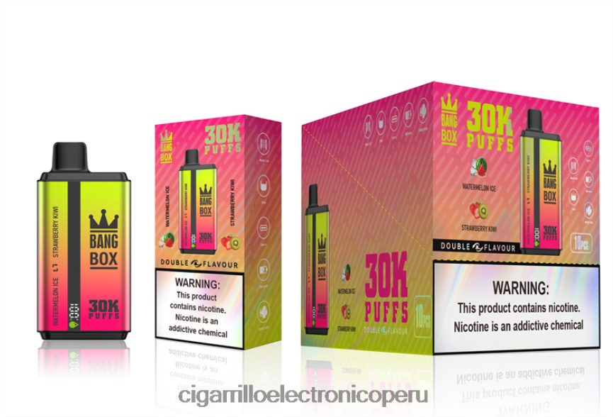 Vaporizador Desechab - Bang Box 30000 inhalaciones de dos sabores. helado de sandía y kiwi fresa 6H8JZJ62