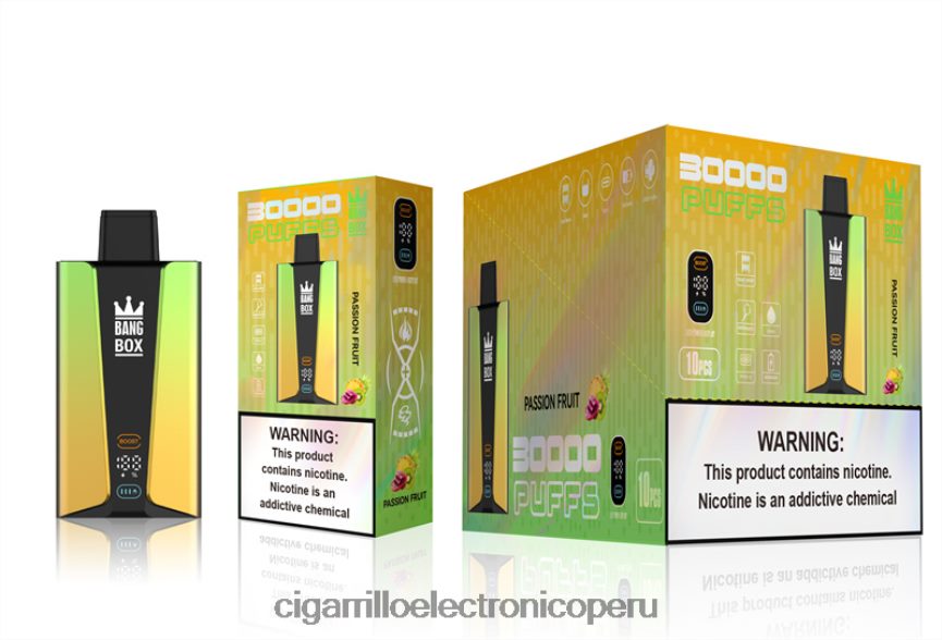 Vaporizador Desechab - Bang Box Pantalla inteligente de 30000 inhalaciones granadilla 6H8JZJ84