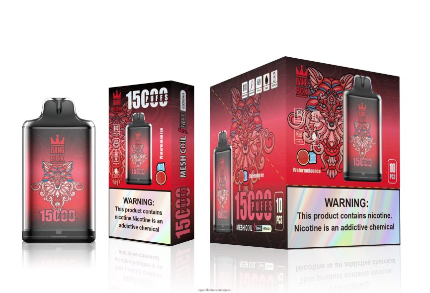 Vaporizador Desechab - Bang Box s1-15000 bocanadas hielo de sandia 6H8JZJ106