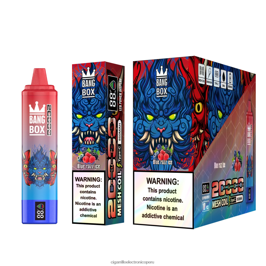 Vaporizador Desechable Por Mayor - Bang Box 20000 hielo azul 6H8JZJ59