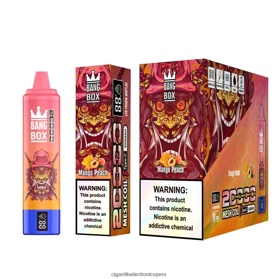 cigarrillo electrónico relx | 6H04FF128 durazno mango Bang Box 20000